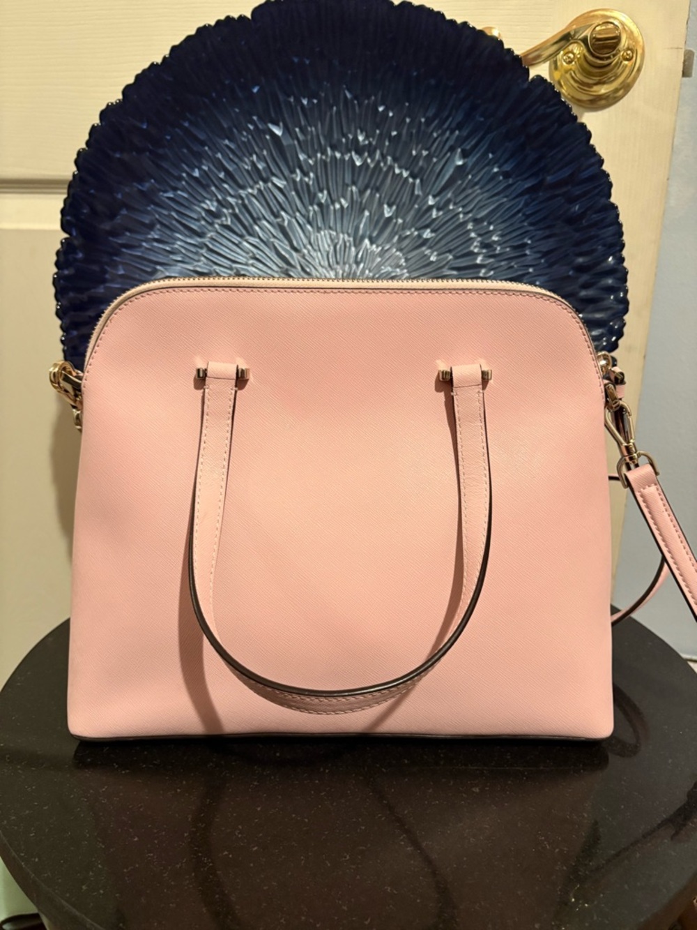 Kate Spade Light Pink Dome Purse w/ Crossbody Strap - Picture 2 of 4